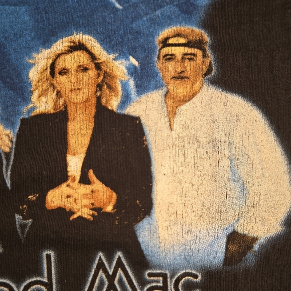 Vintage Fleetwood Mac Graphic T-Shirt 1997 Tour Mens XL - Picture 7 of 8